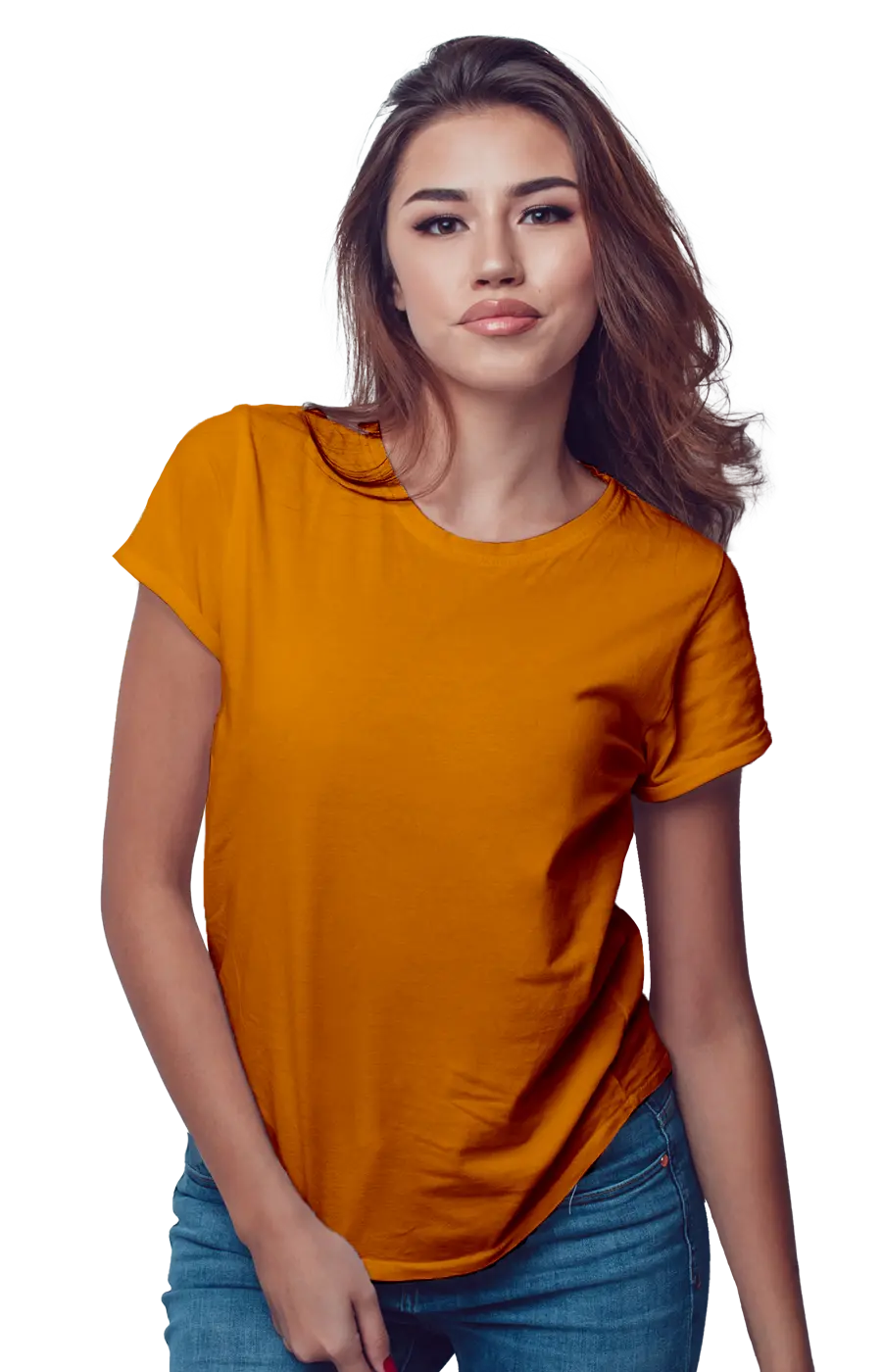 ALL COLORS - 3002CVC WOMEN'S CVC HEATHER JERSEY TEE