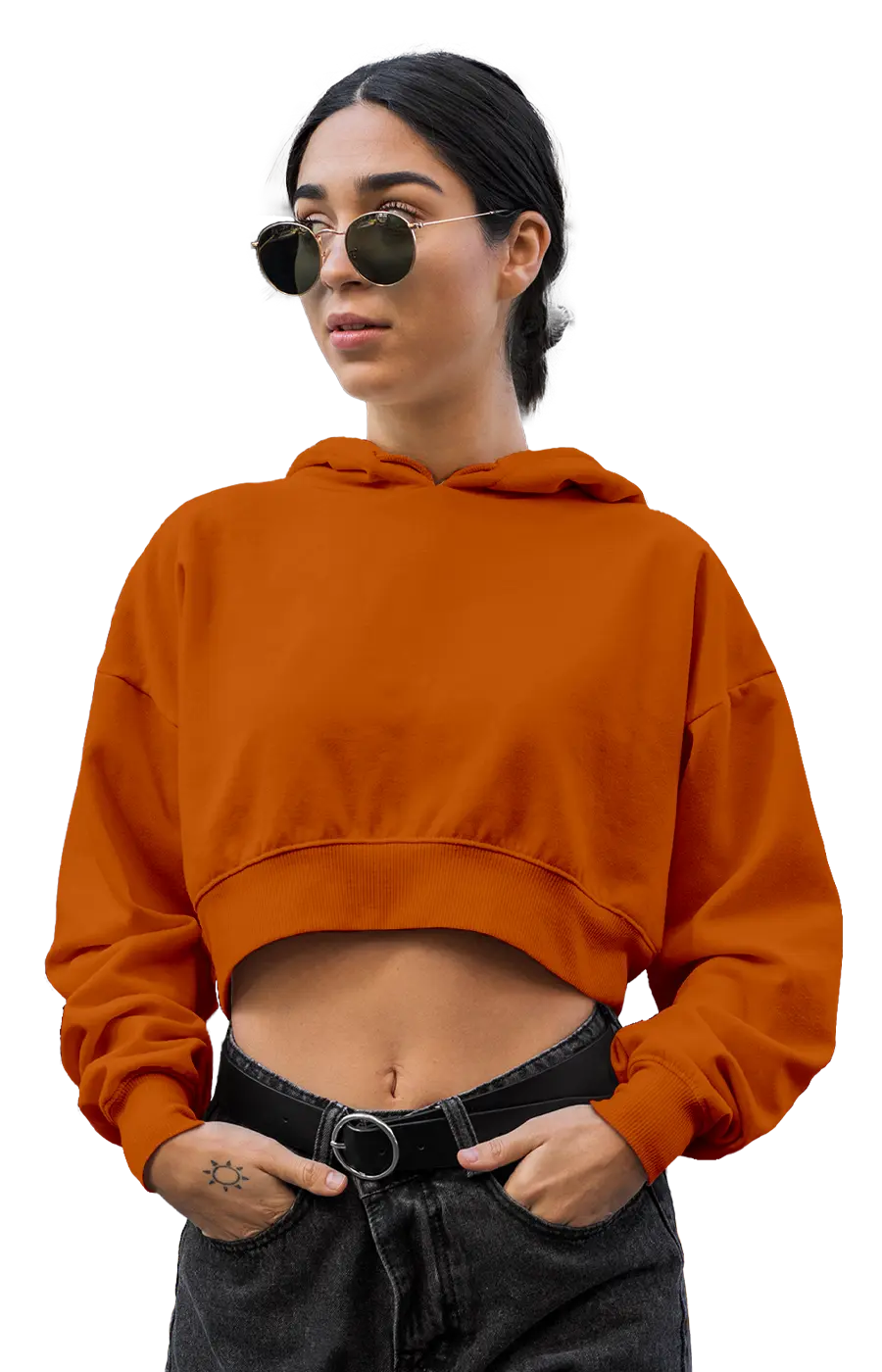 ALL COLORS - 3015CVCH WOMEN'S CROPPED HOODIE