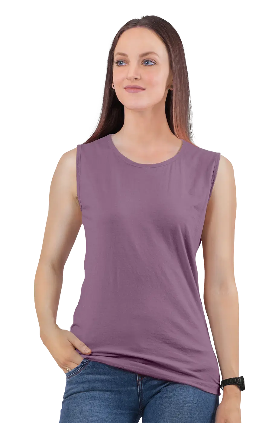 ALL COLORS - 3014CVC WOMEN'S CVC MUSCLE TANK