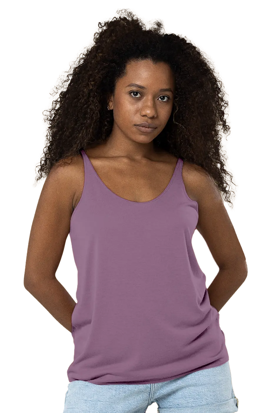 ALL COLORS - 3012CVC WOMEN'S CVC HEATHER RELAXED TANK