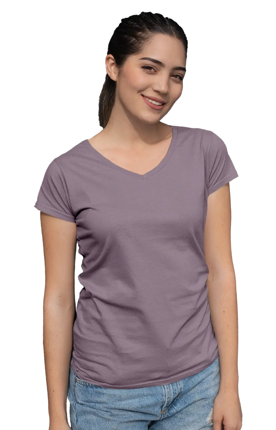 ALL COLORS - 3003CC WOMEN'S V-NECK JERSEY TEE