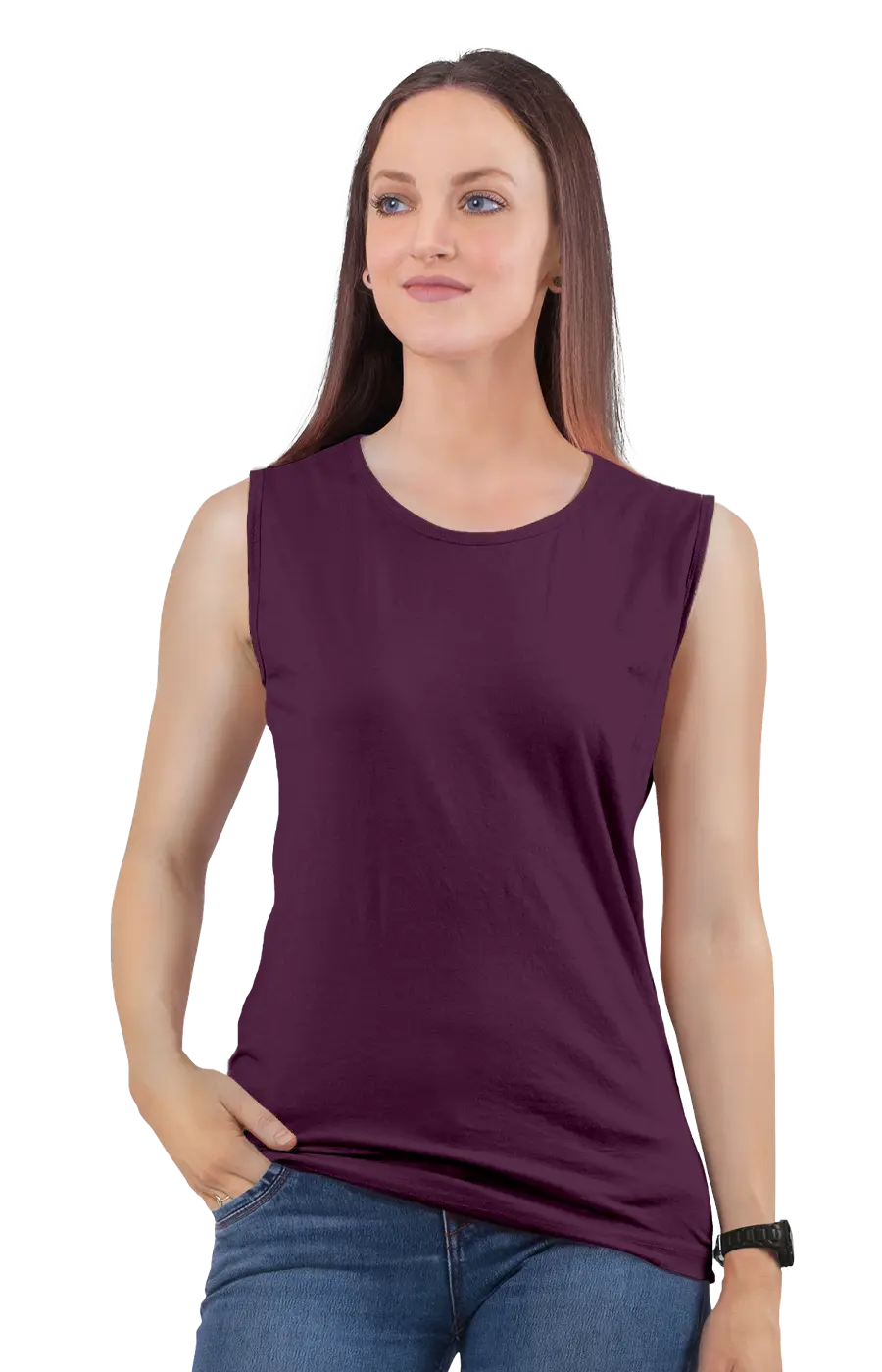 ALL COLORS - 3014CVC WOMEN'S CVC MUSCLE TANK