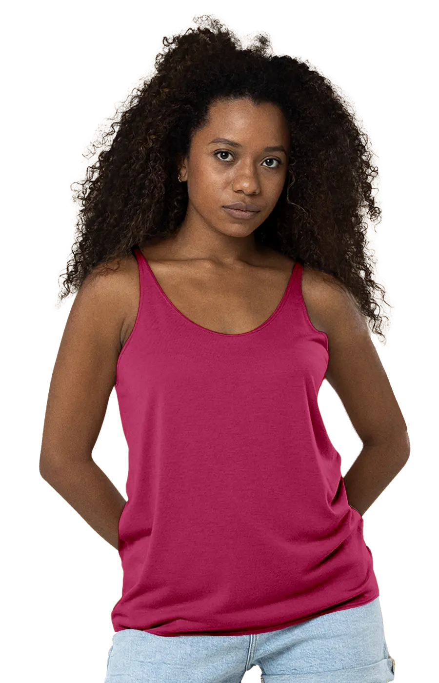 ALL COLORS - 3012CVC WOMEN'S CVC HEATHER RELAXED TANK