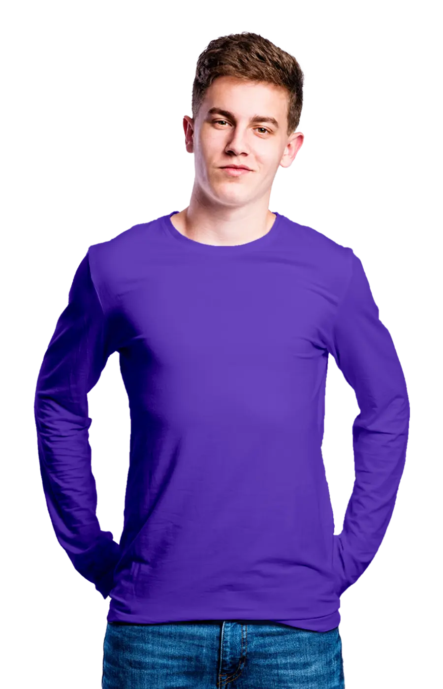 ALL COLORS - 2003CVC UNISEX  CVC HEATHER LONG SLEEVE TEE