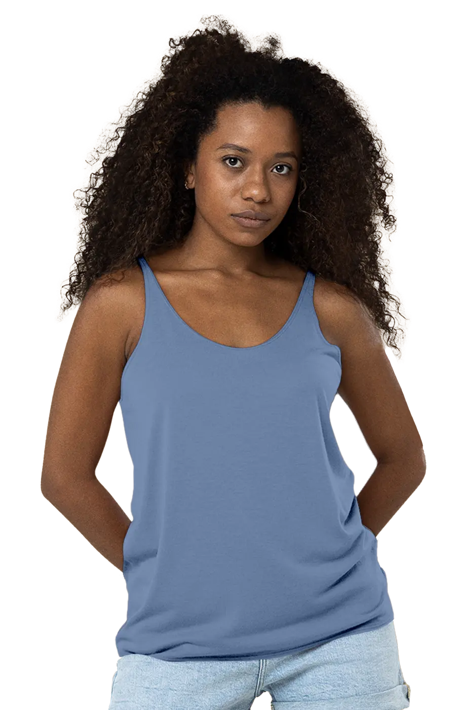 3012CVC WOMEN'S CVC HEATHER RELAXED TANK