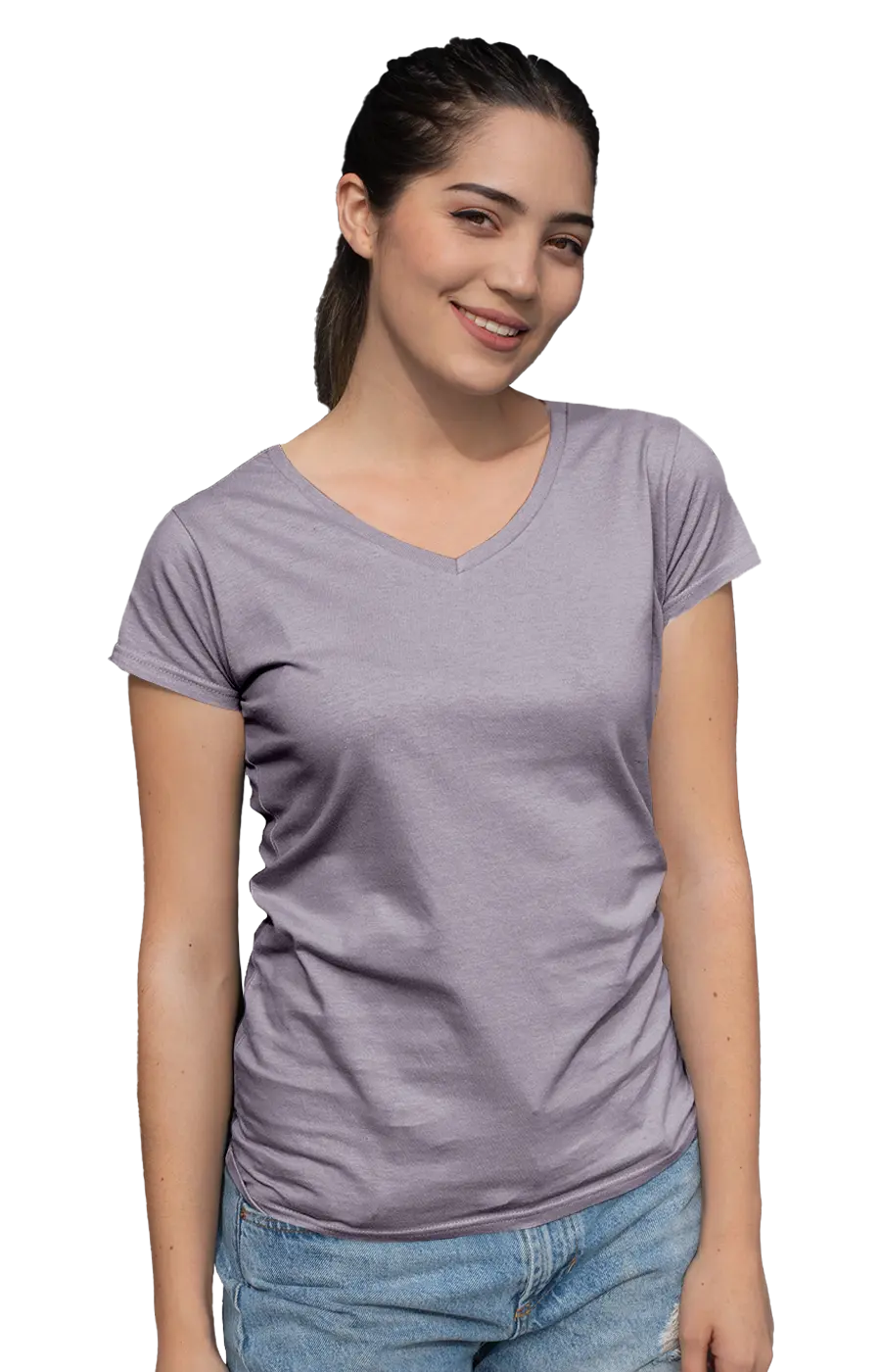 ALL COLORS - 3003CC WOMEN'S V-NECK JERSEY TEE