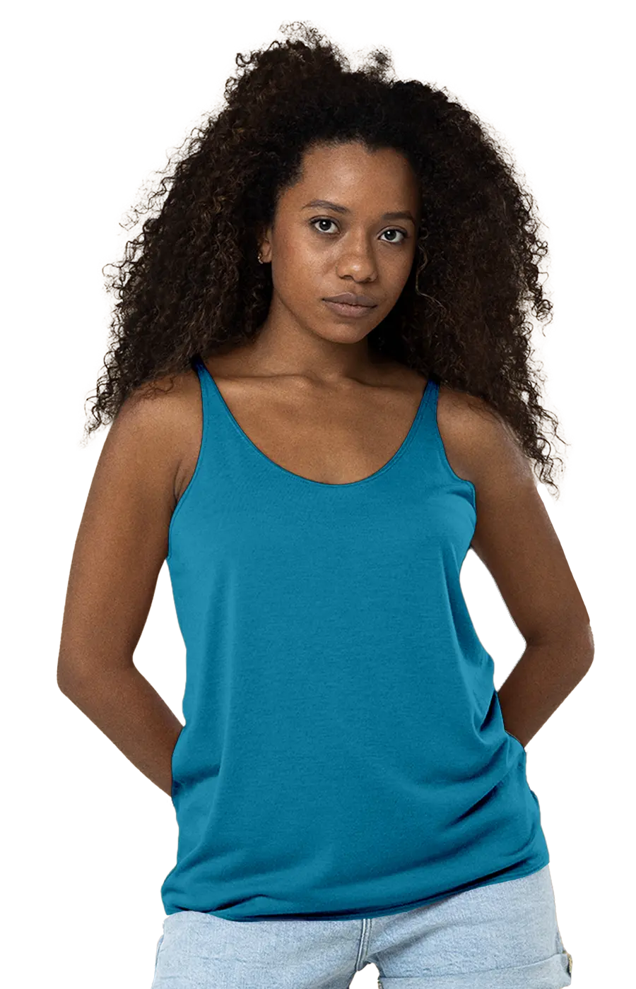 3012CVC WOMEN'S CVC HEATHER RELAXED TANK