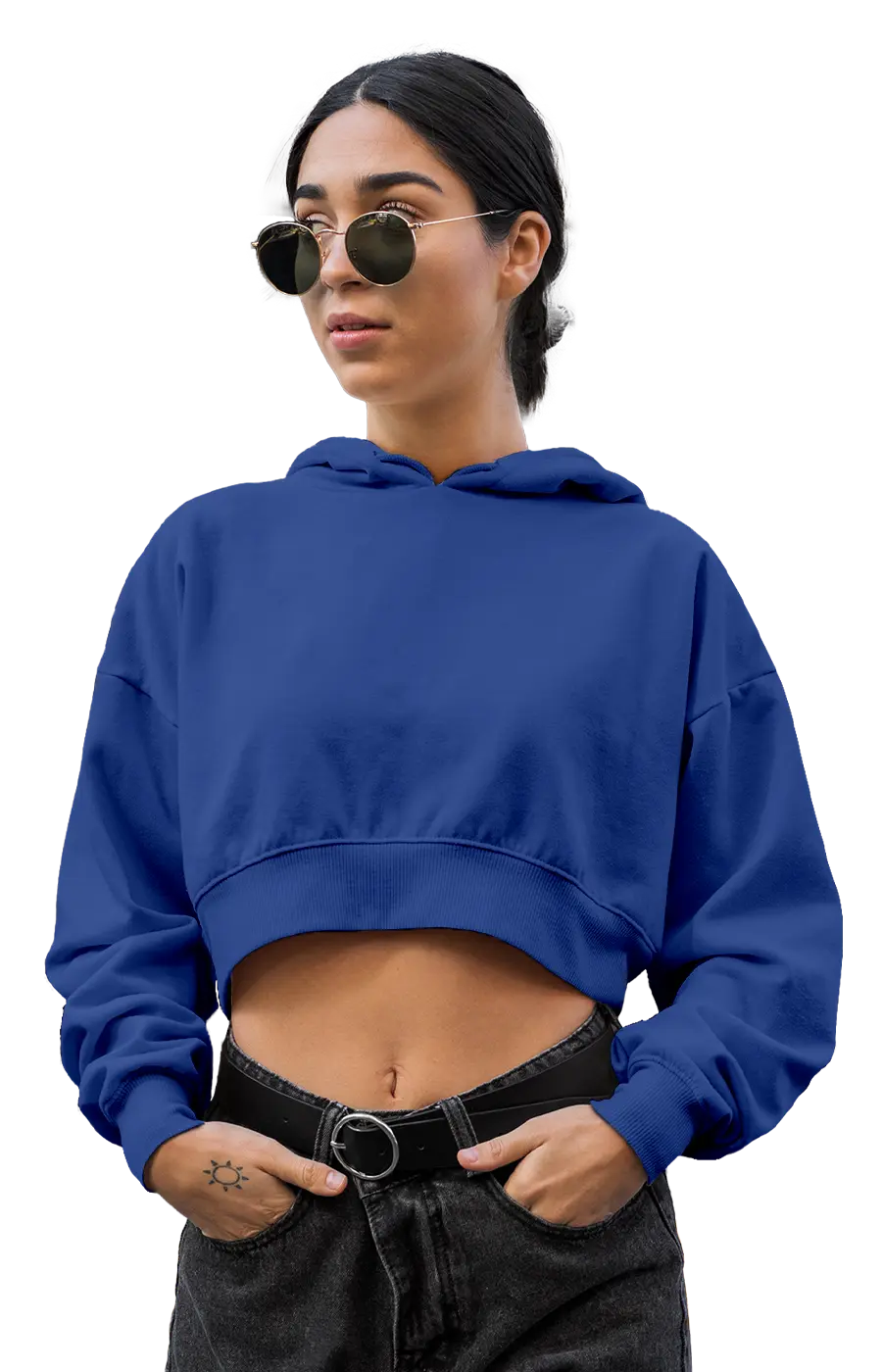 3015CVCH WOMEN'S CROPPED HOODIE