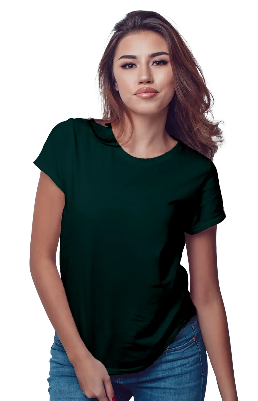 ALL COLORS - 3002CVC WOMEN'S CVC HEATHER JERSEY TEE