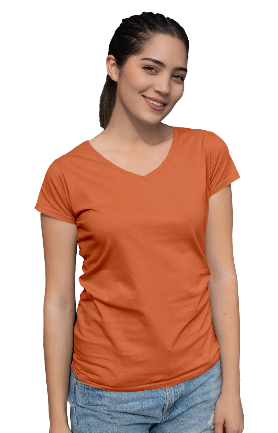 ALL COLORS - 3003CC WOMEN'S V-NECK JERSEY TEE