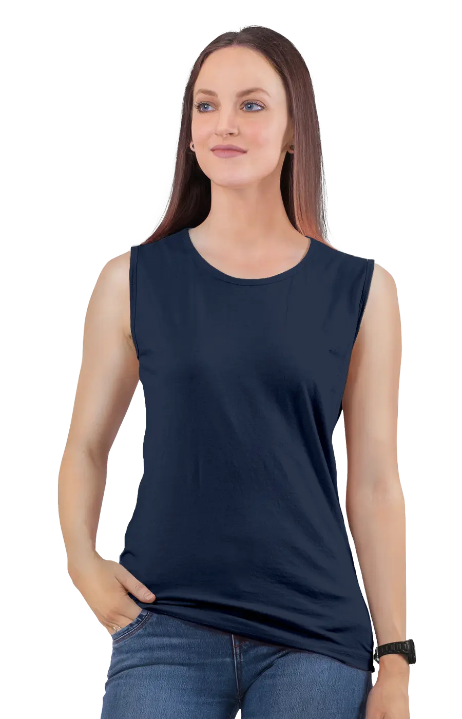 ALL COLORS - 3014CVC WOMEN'S CVC MUSCLE TANK