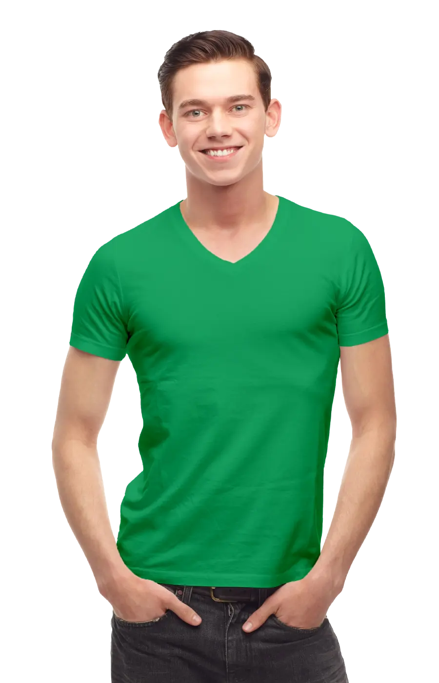 ALL COLORS - 2000CC UNISEX  V-NECK JERSEY TEE