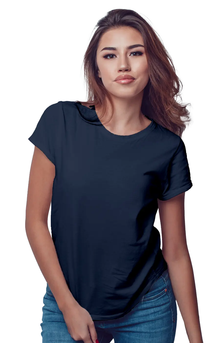 ALL COLORS - 3002CVC WOMEN'S CVC HEATHER JERSEY TEE