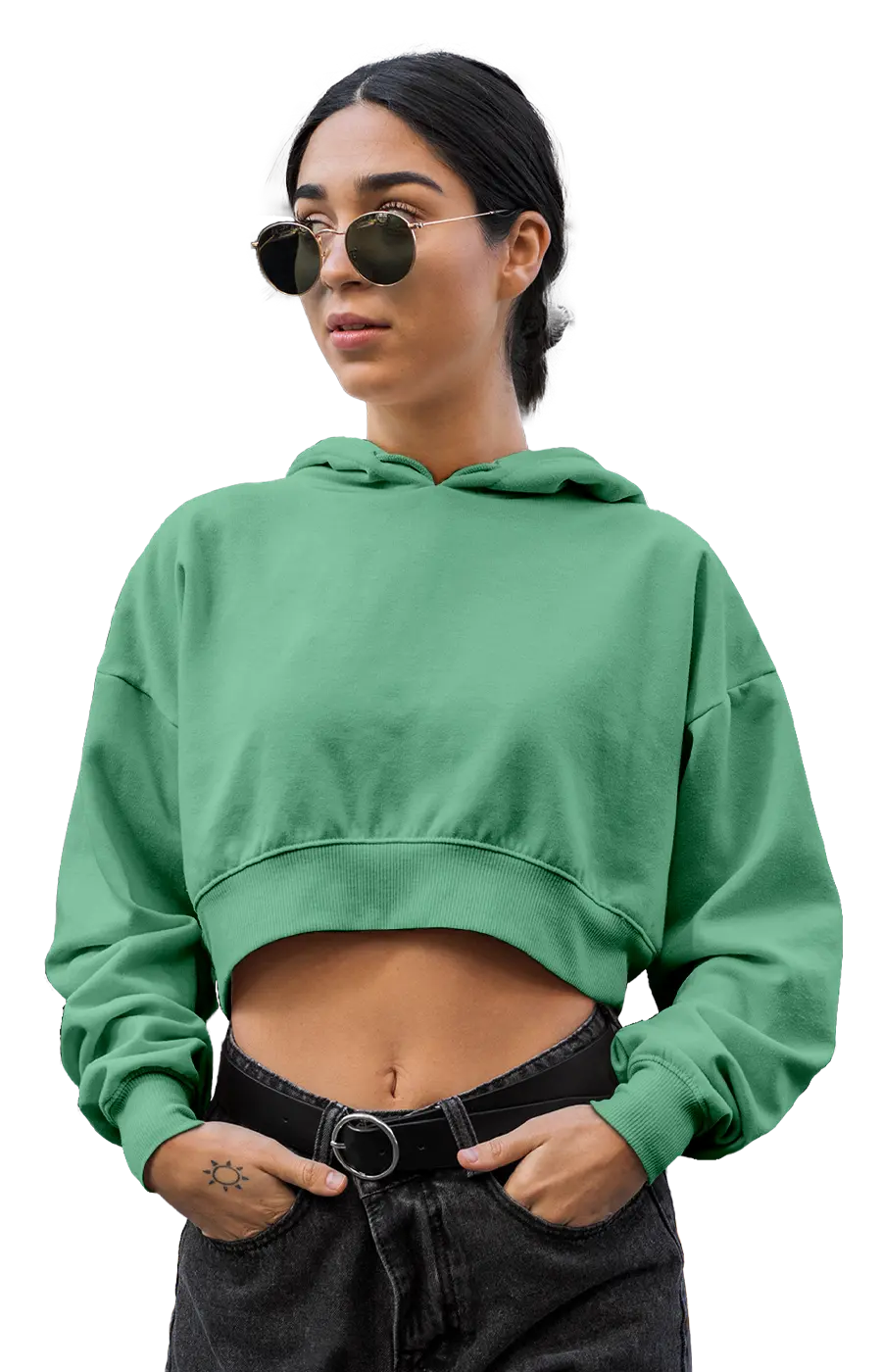 ALL COLORS - 3015CVCH WOMEN'S CROPPED HOODIE