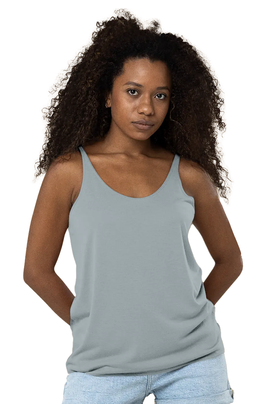 ALL COLORS - 3012CVC WOMEN'S CVC HEATHER RELAXED TANK