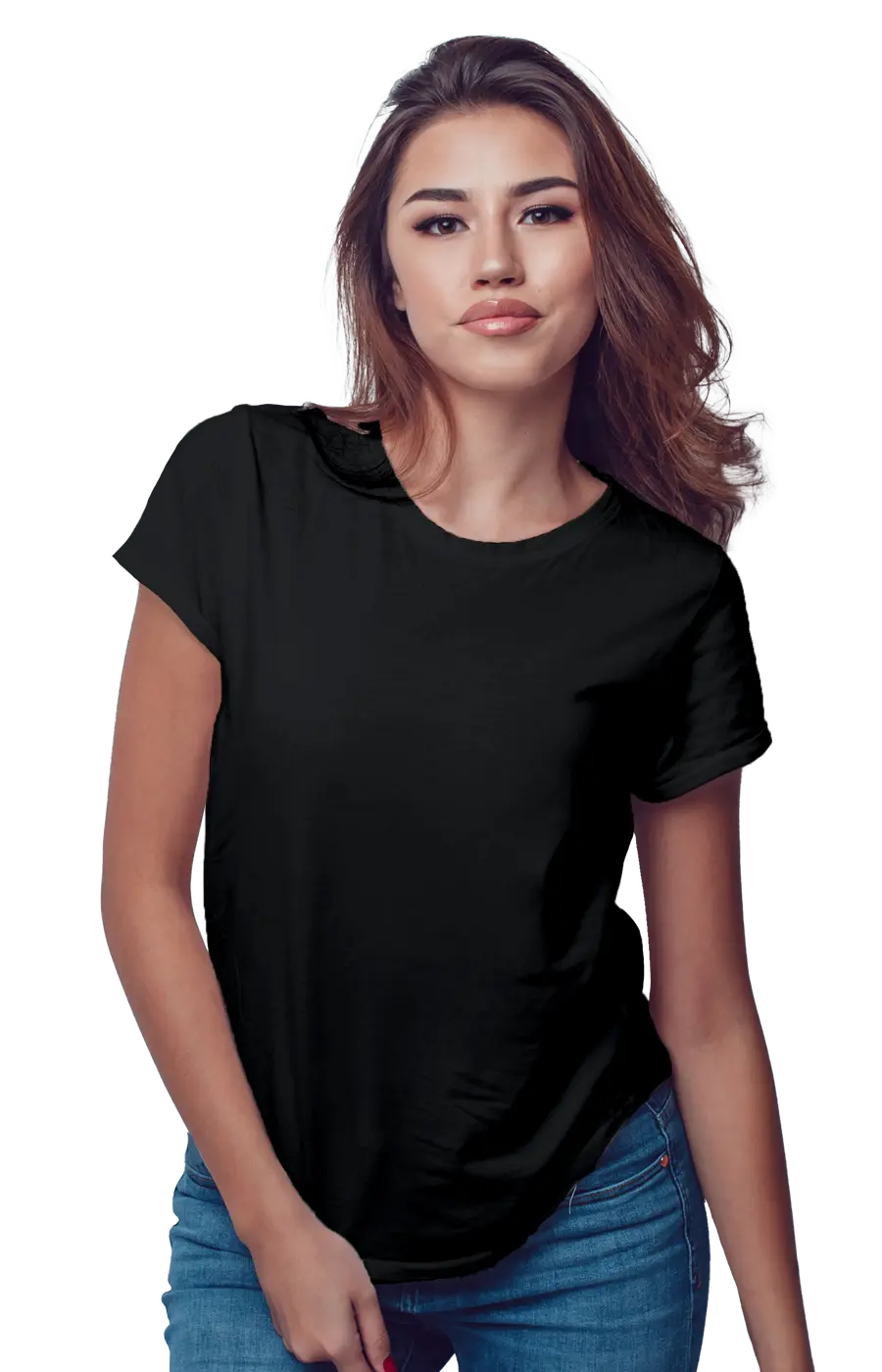 3002CVC WOMEN'S CVC HEATHER JERSEY TEE