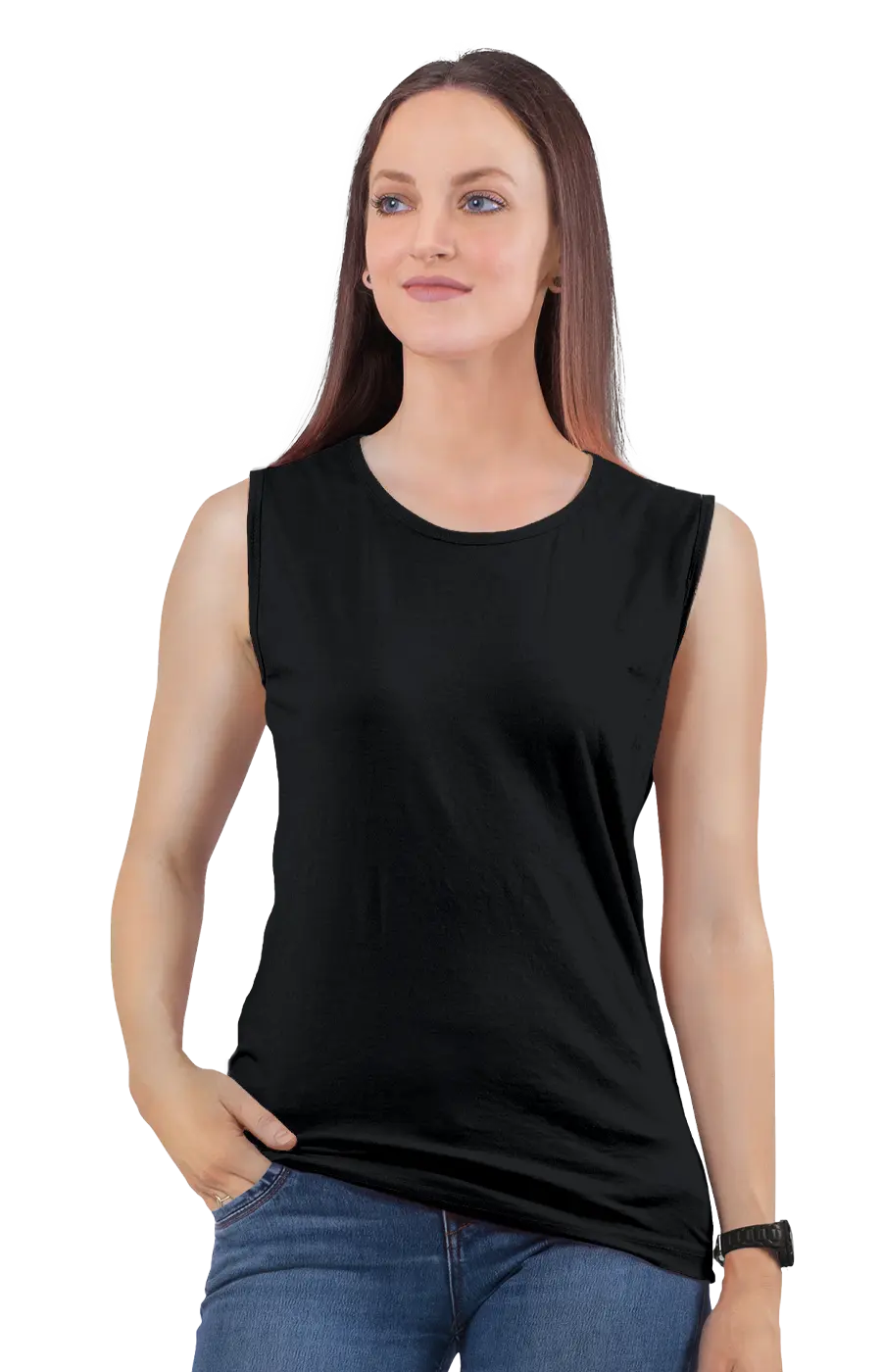 ALL COLORS - 3014CVC WOMEN'S CVC MUSCLE TANK