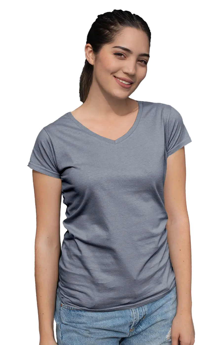 ALL COLORS - 3003CC WOMEN'S V-NECK JERSEY TEE