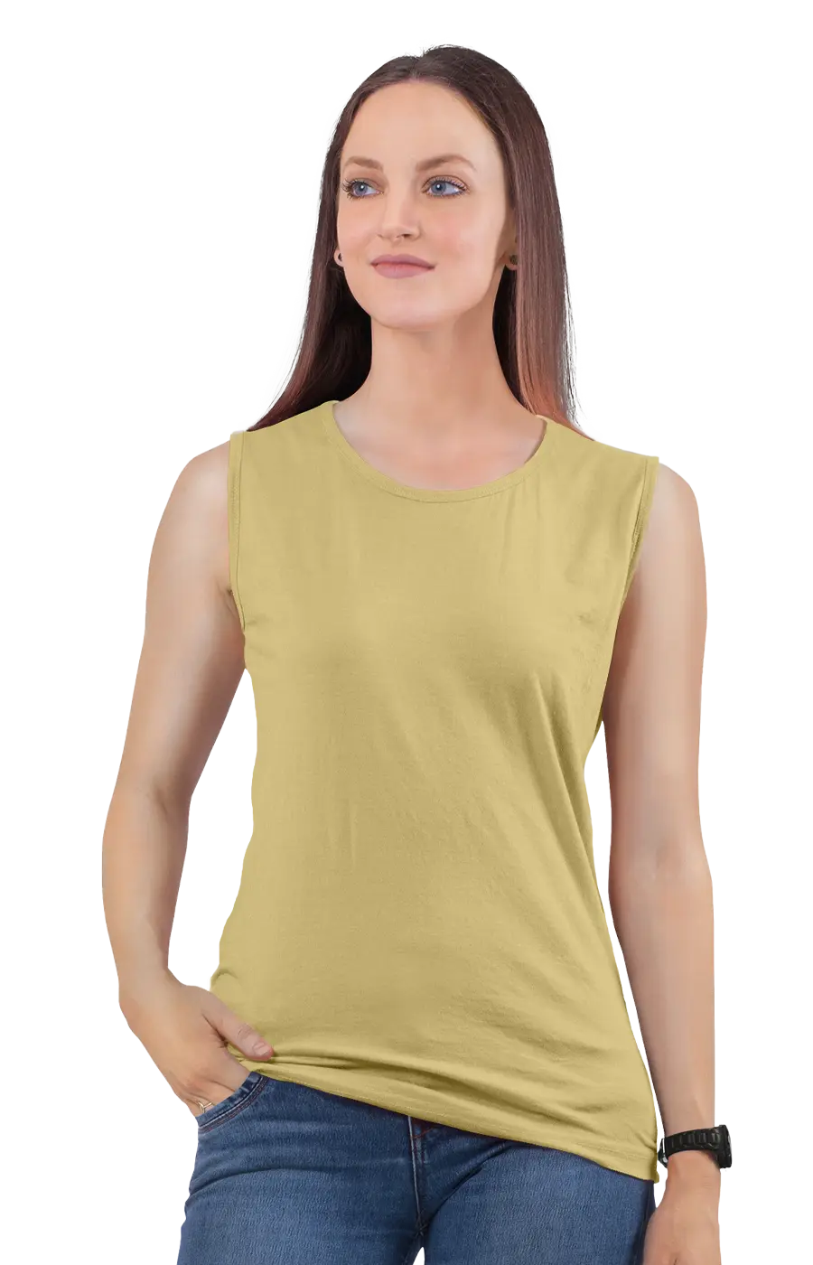 ALL COLORS - 3014CVC WOMEN'S CVC MUSCLE TANK