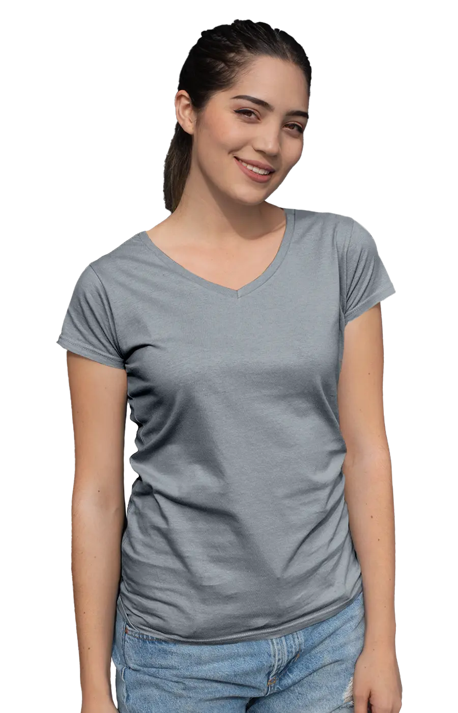 ALL COLORS - 3003CC WOMEN'S V-NECK JERSEY TEE