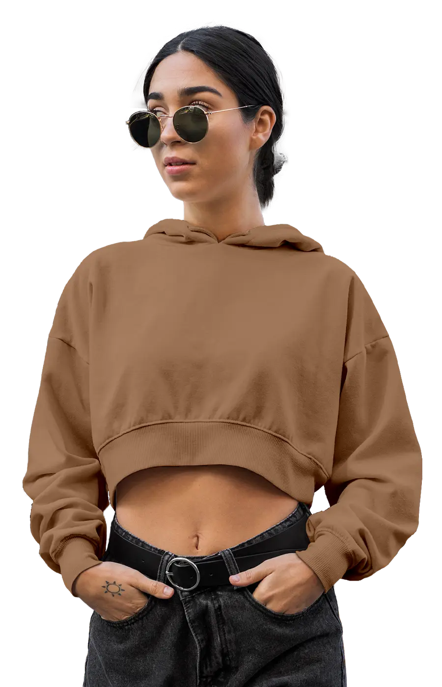 3015CVCH WOMEN'S CROPPED HOODIE