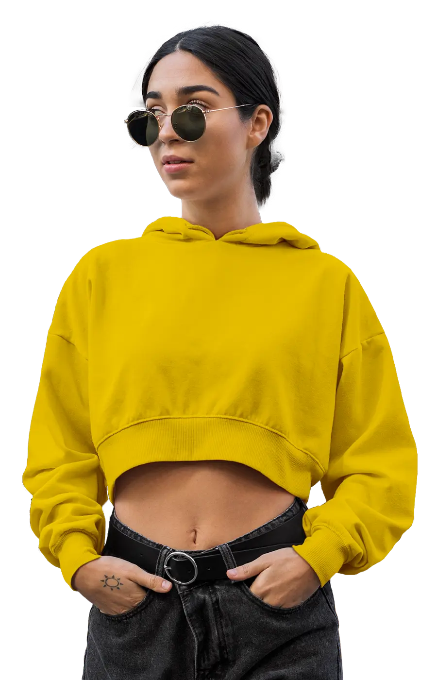 3015CVCH WOMEN'S CROPPED HOODIE