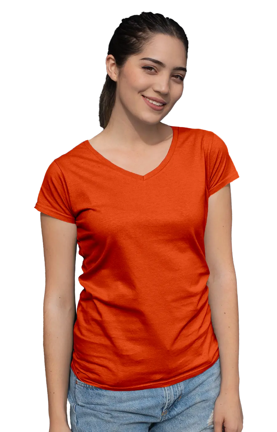 ALL COLORS - 3003CC WOMEN'S V-NECK JERSEY TEE