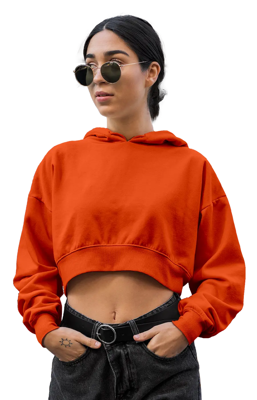 3015CVCH WOMEN'S CROPPED HOODIE