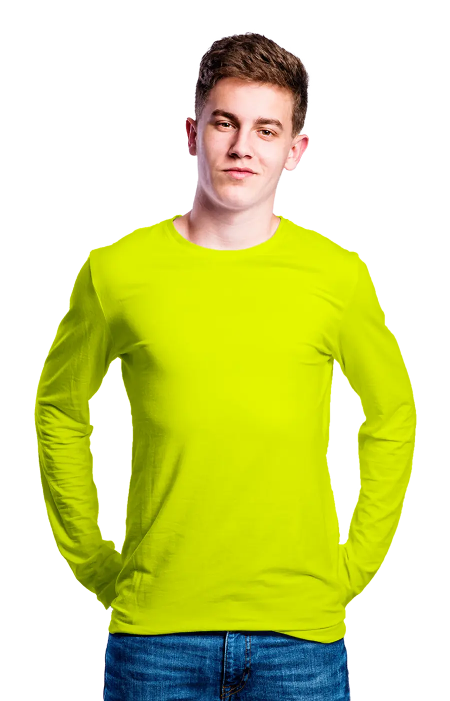 2014HV UNISEX HI-VIS LONG SLEEVE TEE