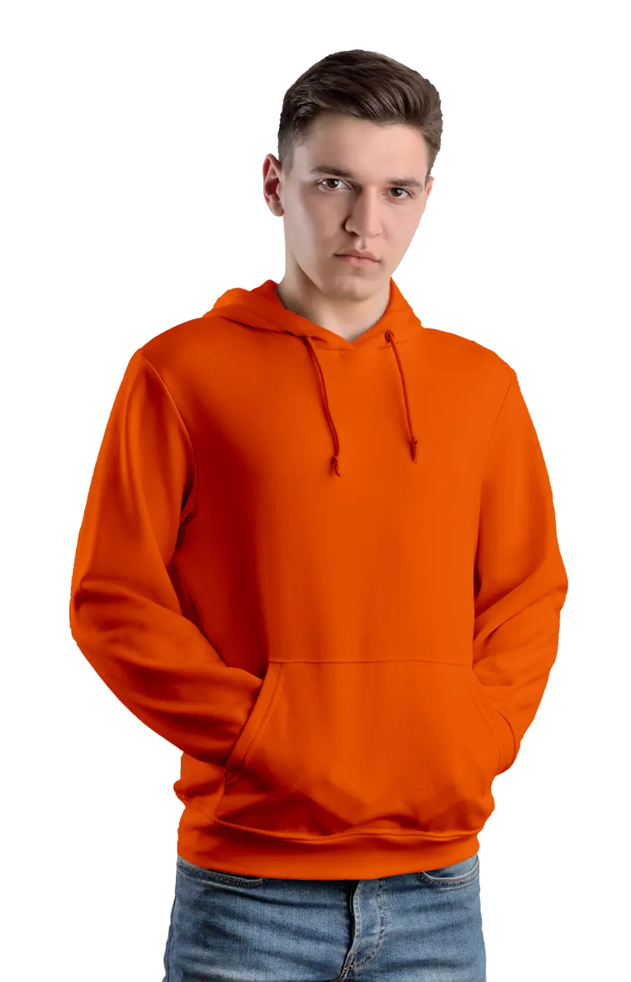 2017HVH UNISEX HI-VIS LIGHTWEIGHT HOODIE